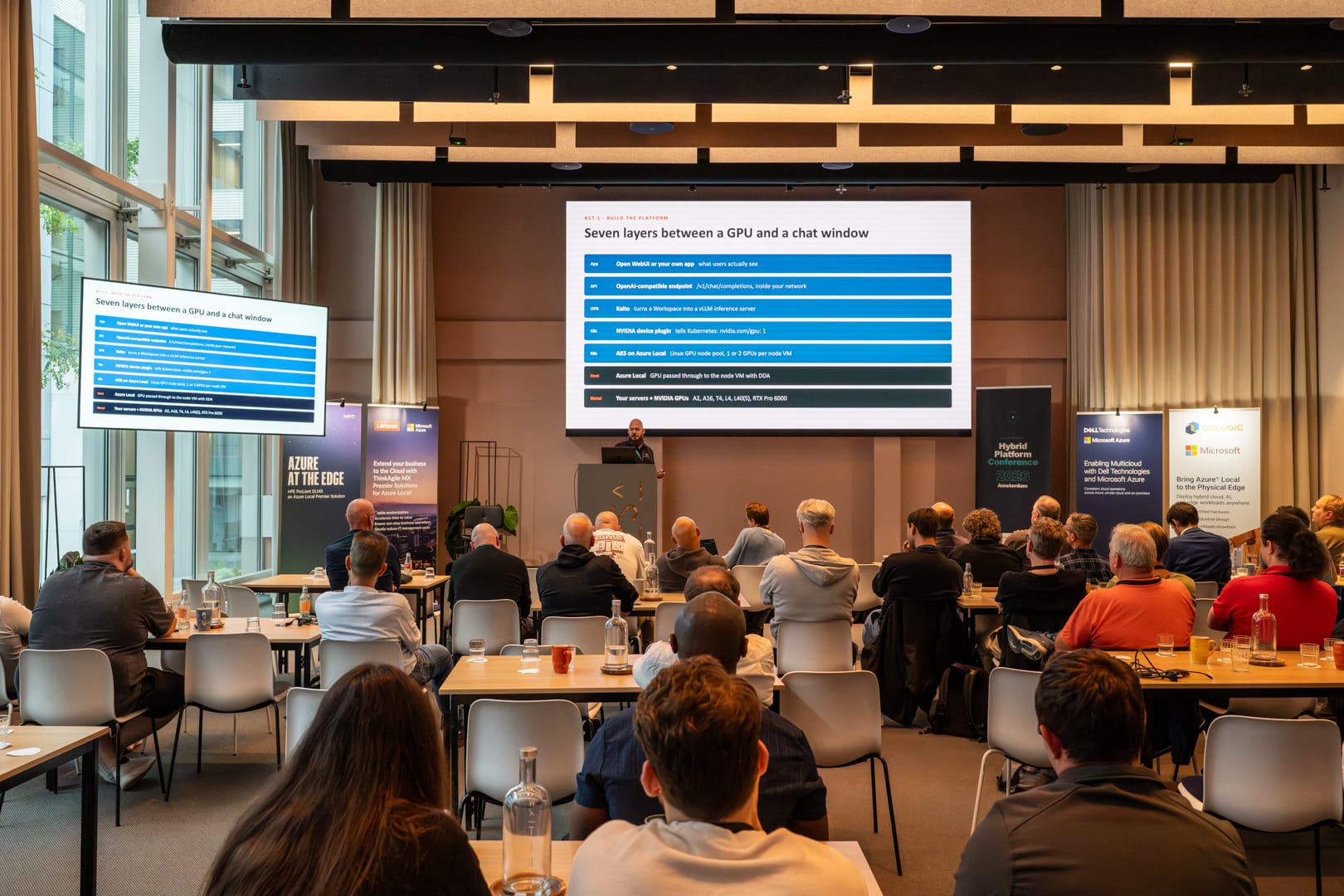 A full room for one of the afternoon sessions
